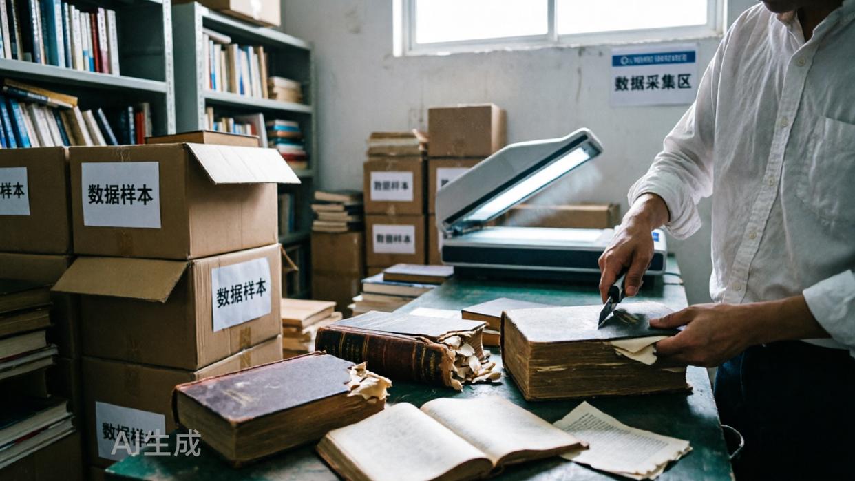 AI公司批量抢购旧书热搜配图
